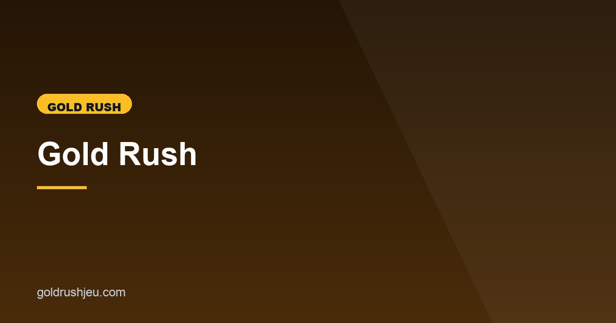 Illustration de l'article consacré à Gold Rush